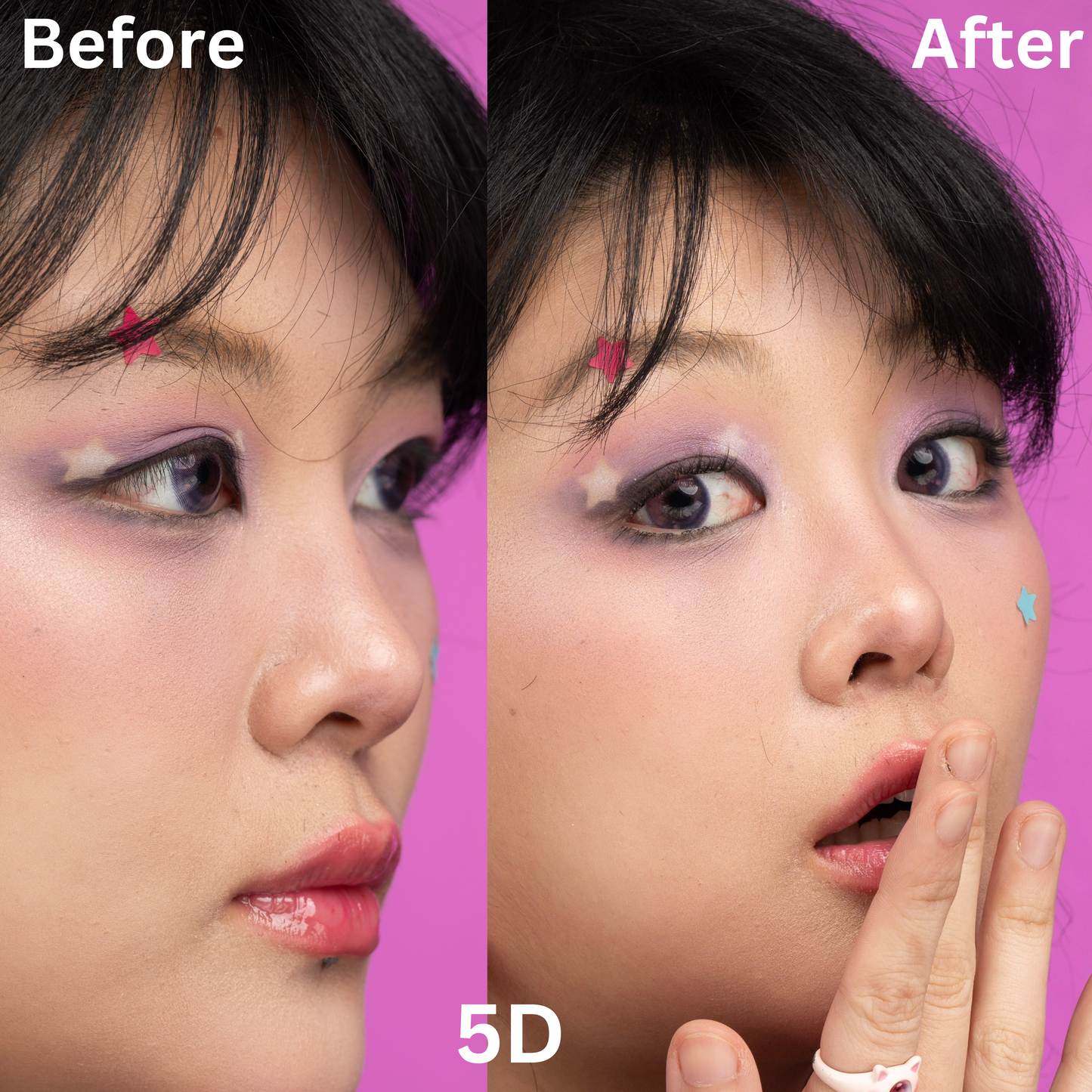 Press-On Lashes -  5D Style