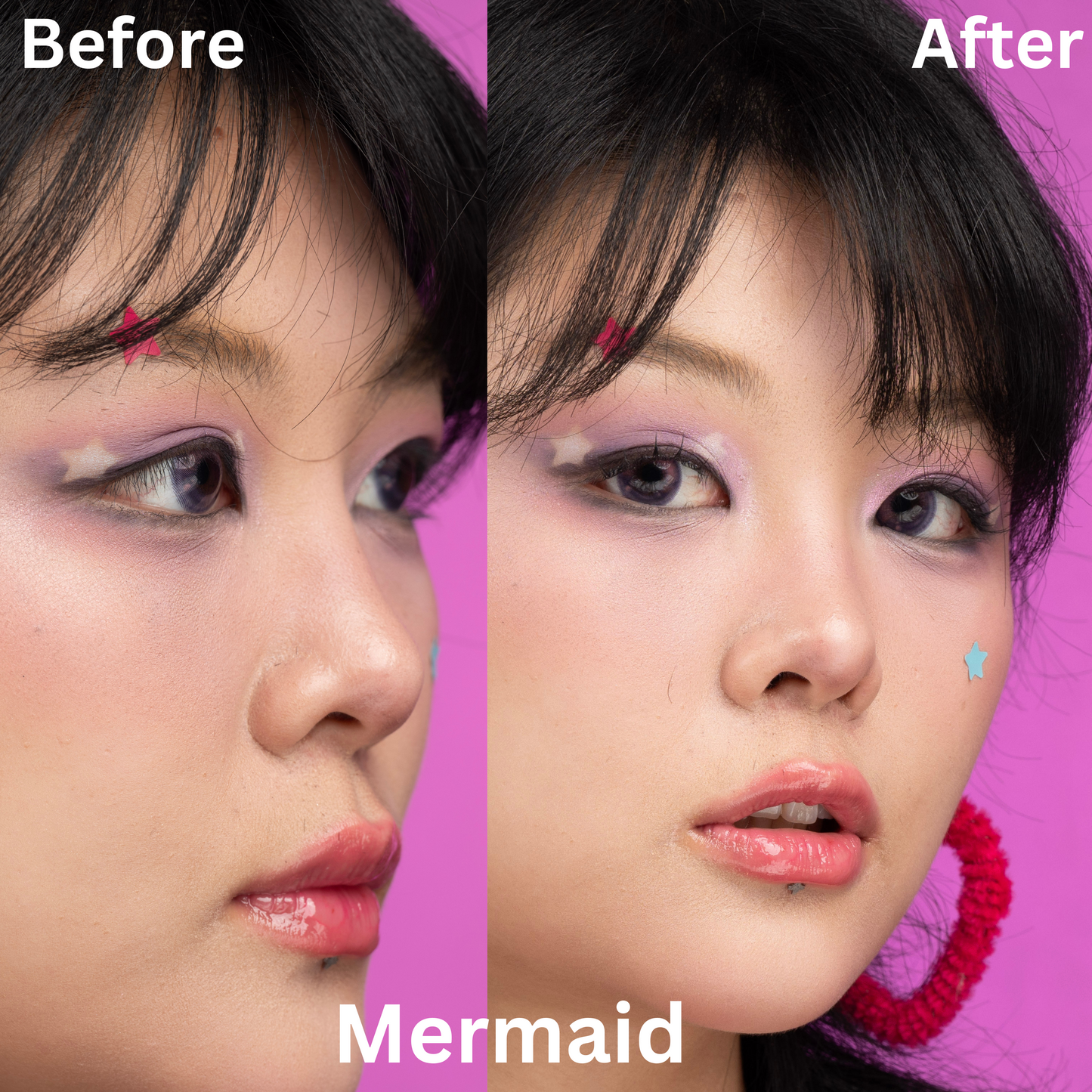 Press-On Lashes - Mermaid Style