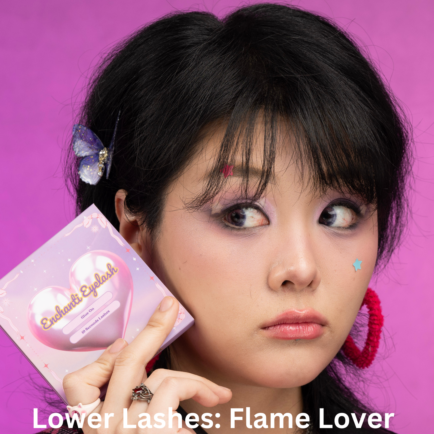 Press-On Lower  Lashes - Flame Lover Style