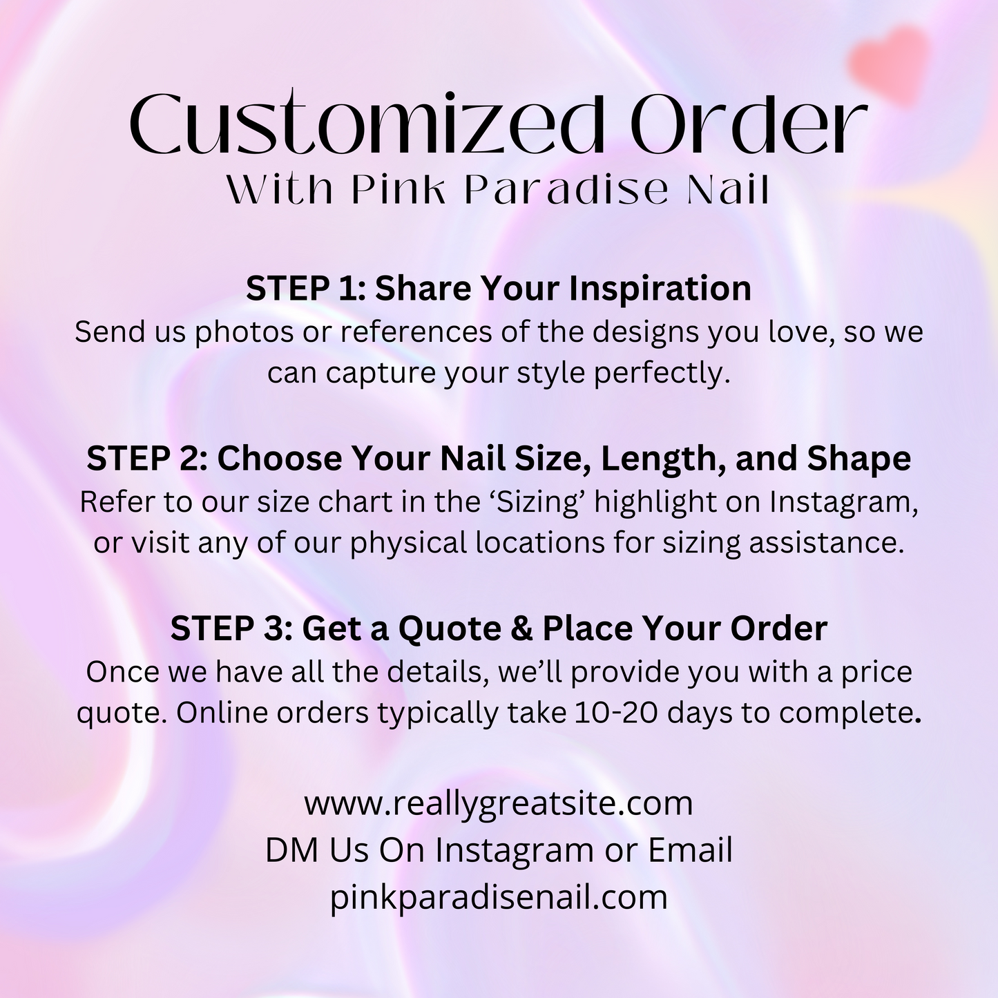 Customized Order